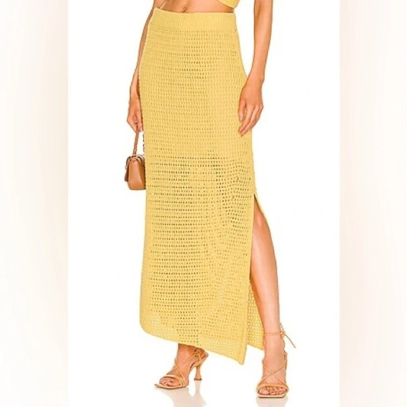 ALC Caleb Crochet Skirt in Sunray Small - Picture 2 of 5